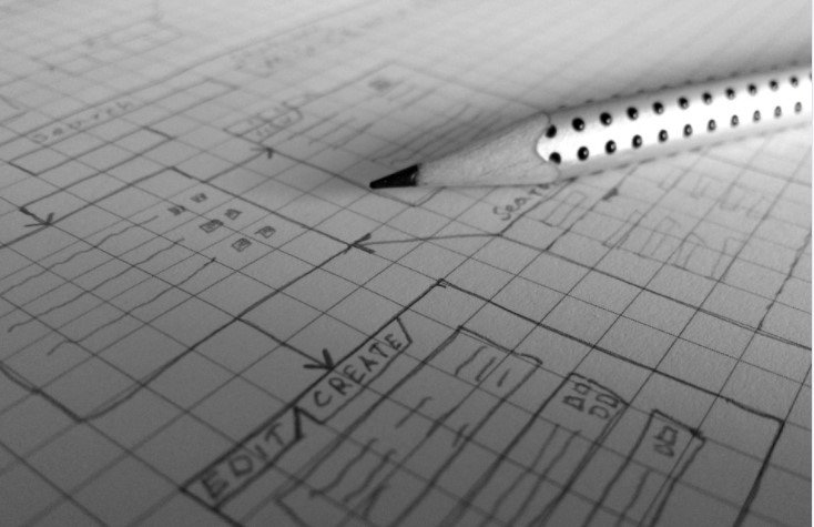 Get down to basics with a pencil and a large piece of paper