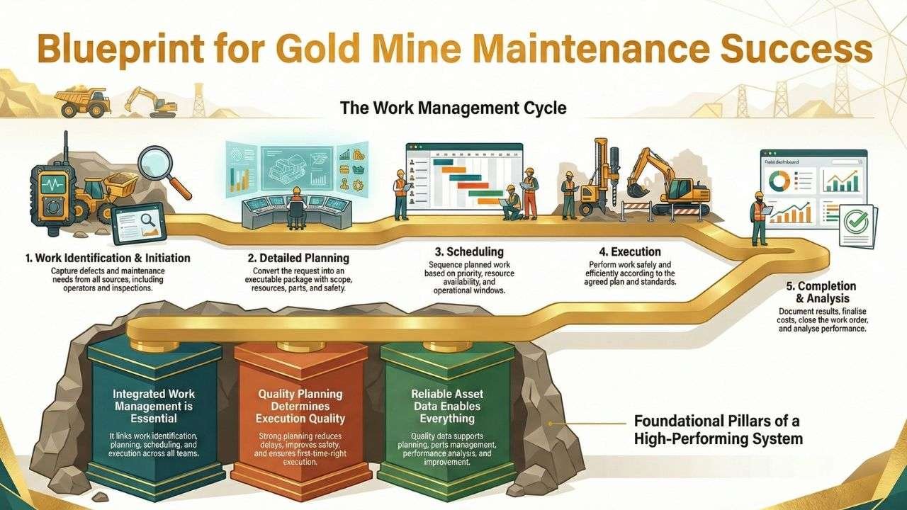Setting Up A Maintenance Business Process For A New Gold Mine