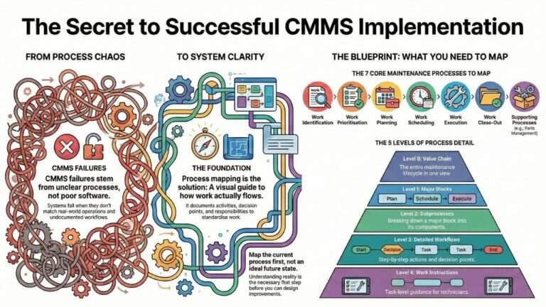 Maintenance Business Process Mapping Software Tools - CMMS Success